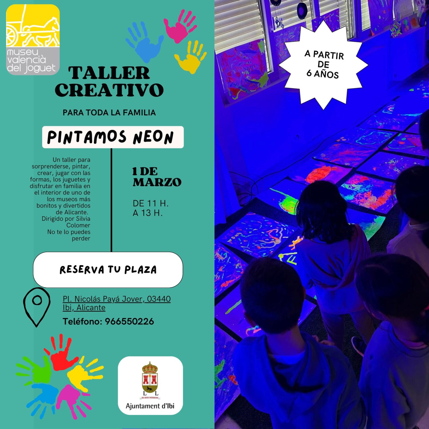 museo juguethe pintamos neón